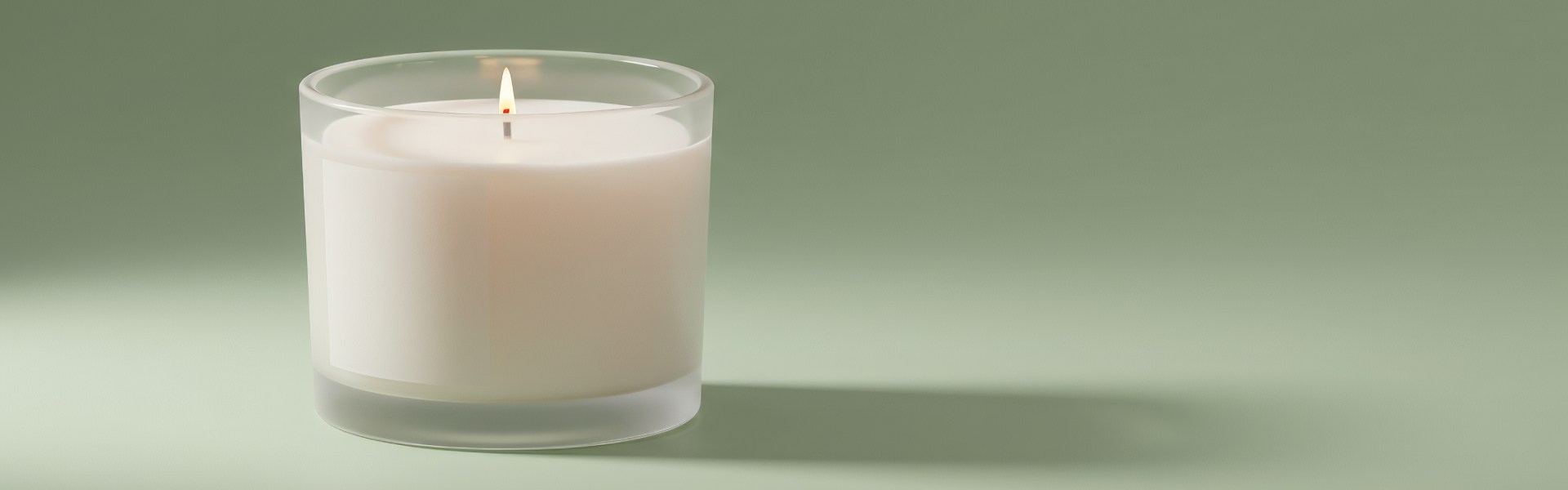 Vegetable wax candle